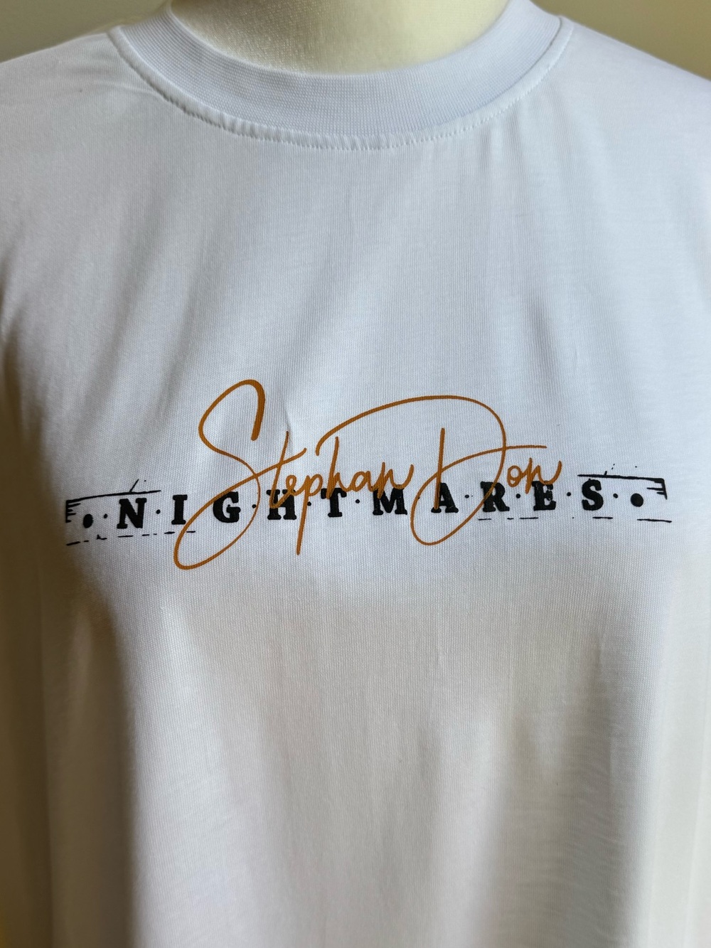 Baxmen Graphic T-Shirt Men’s Size Large White Cotton Collectible NWT